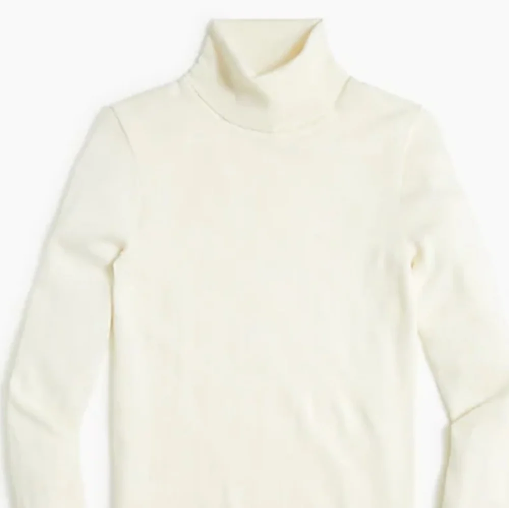 J. Crew Machine Washable Merino Wool Blend Turtleneck Sweater Preppy Cozy Comfy